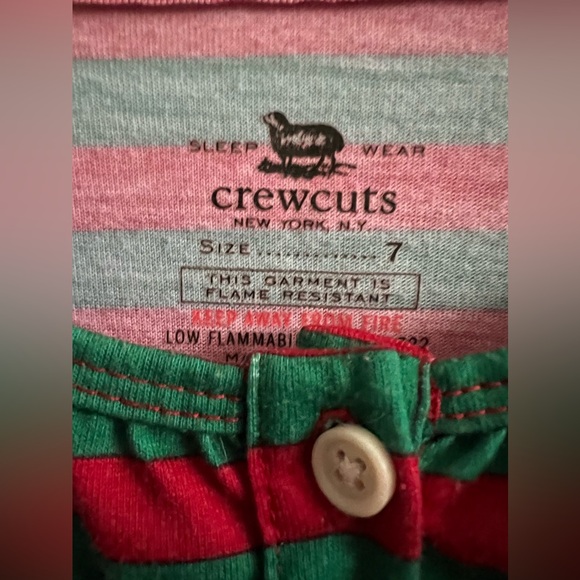 Girls Crewcuts Christmas Nightgown Pajamas - Size 7 - Picture 3 of 3